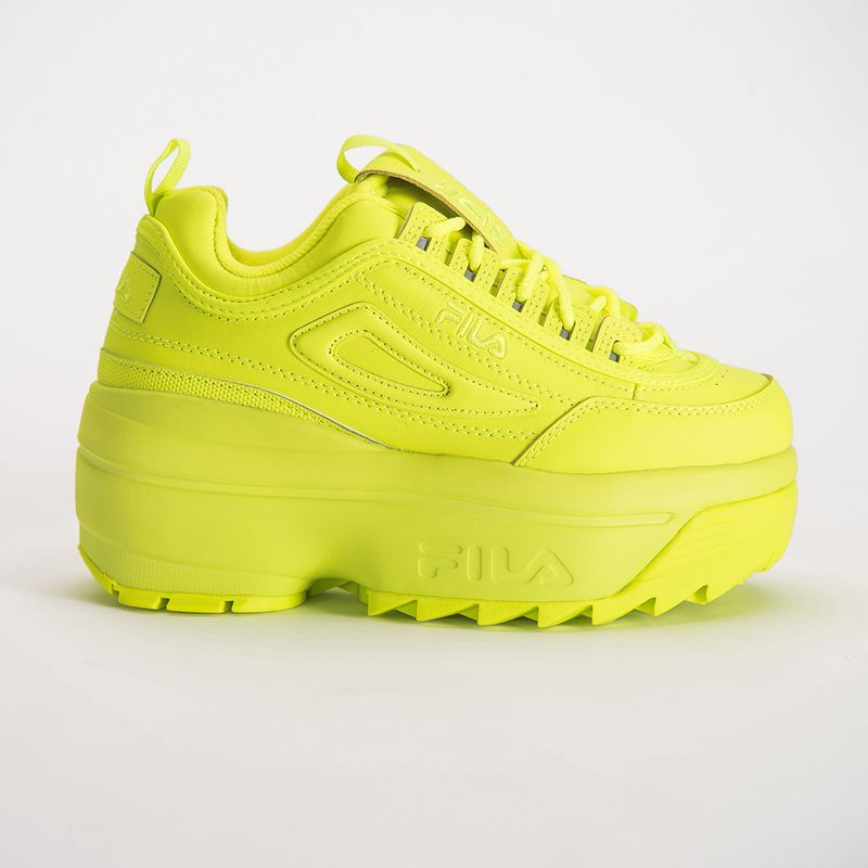 tenis fila disruptor 2 amarelo