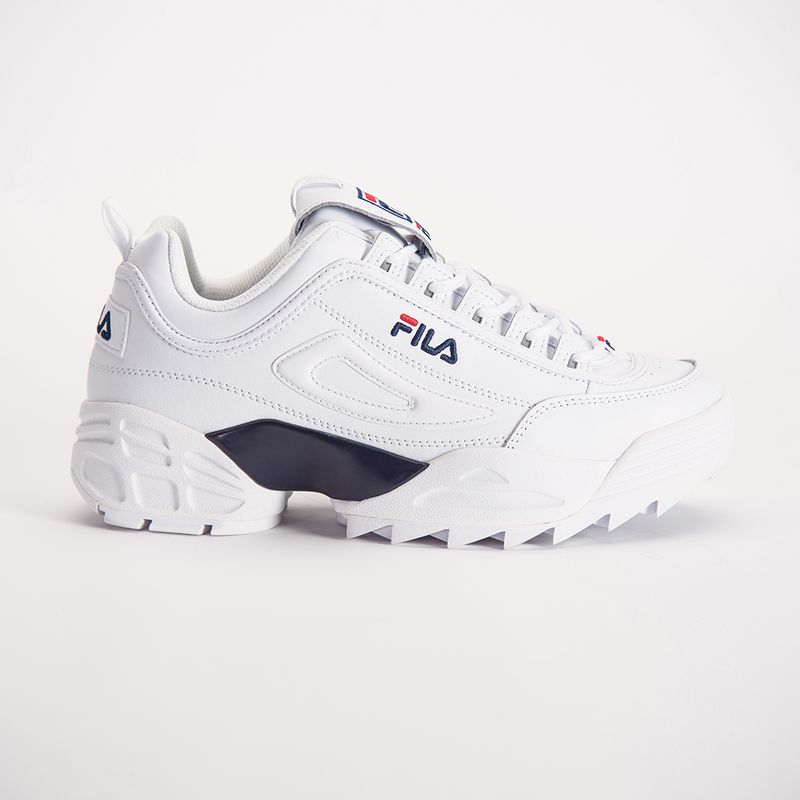 tenis fila disruptor branco masculino