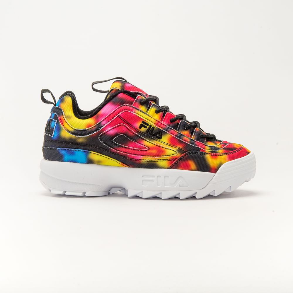 fila disruptor tie dye