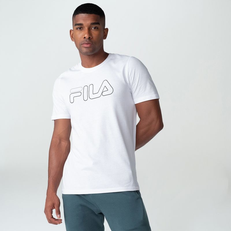 Camiseta Fila Letter Outline Masculina - fila