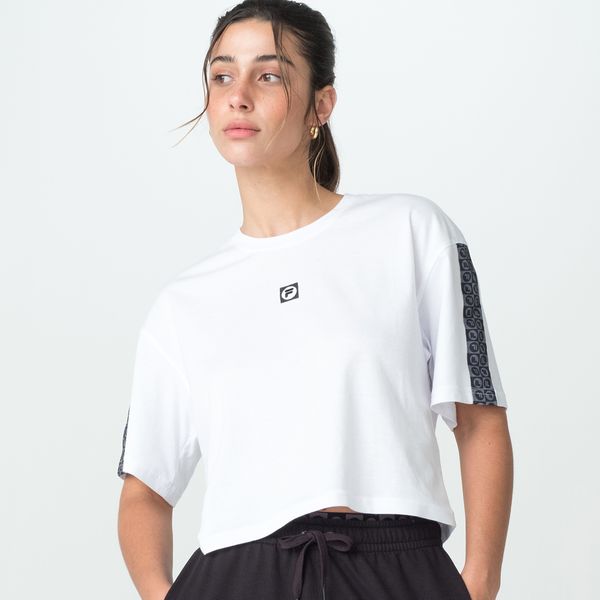 Camiseta Fila Letter Tape II Feminina