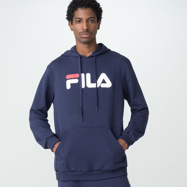 Casaco Com Capuz Fila Confort Letter II Masculino