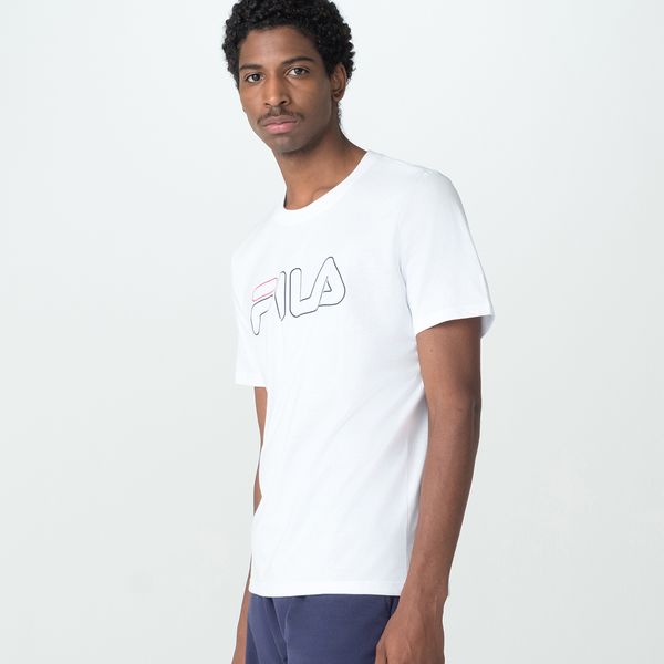 Camiseta Fila Letter Outline Masculina