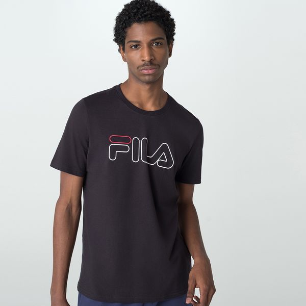 Camiseta Fila Letter Outline Masculina