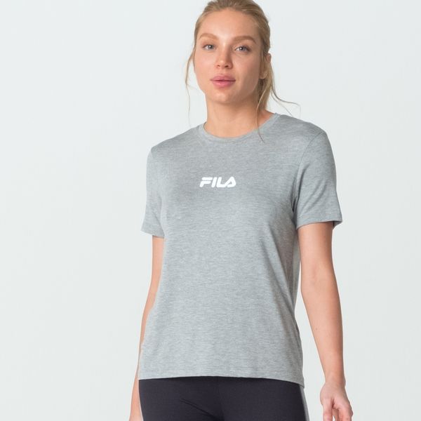 Camiseta Fila Letter Fit Feminina