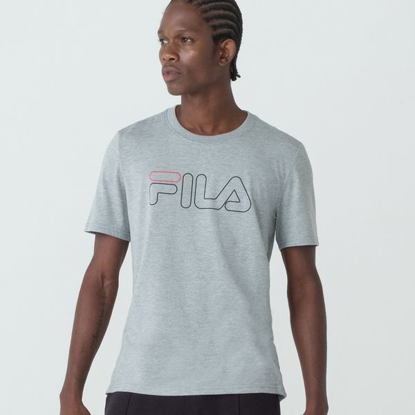 Camiseta Fila Letter Outline Masculina