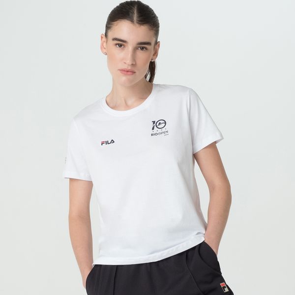 Camiseta Fila 10 Anos Premium Feminina