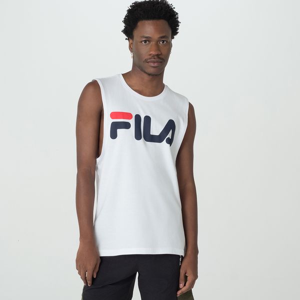 Camiseta Sem Manga Fila Letter Premium Masculina