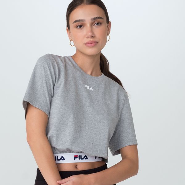 Camiseta Fila Cropped Elastic Feminina