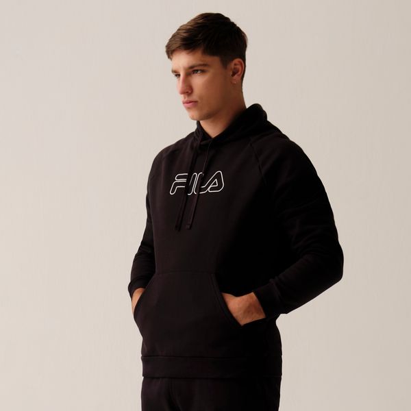 Casaco Com Capuz Fila Letter Winter Outline Masculino