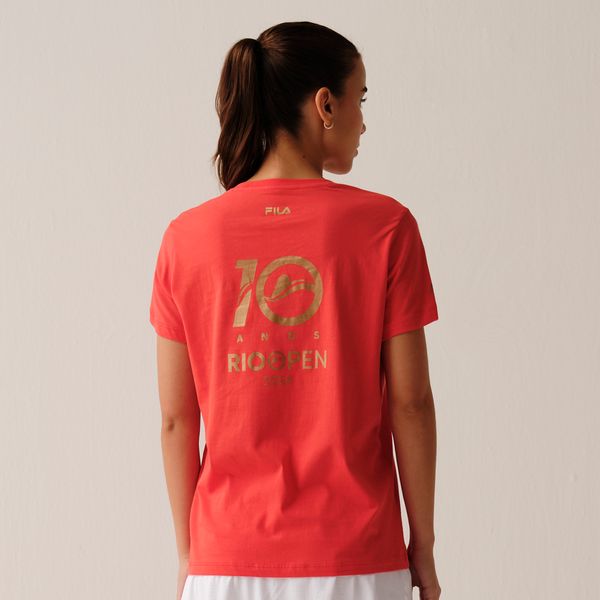 Camiseta Fila 10 Anos Premium Feminina