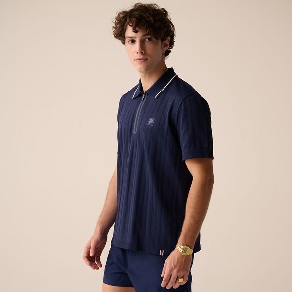 Pólo Fila Challenger Cable Zip Polo Masculina