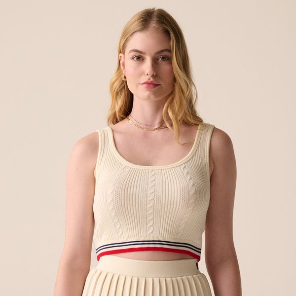 Top Fila Uc Slim Knit Stripe Feminino