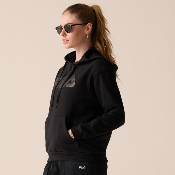 Casaco Com Capuz Fila Comfort Letter II Feminino