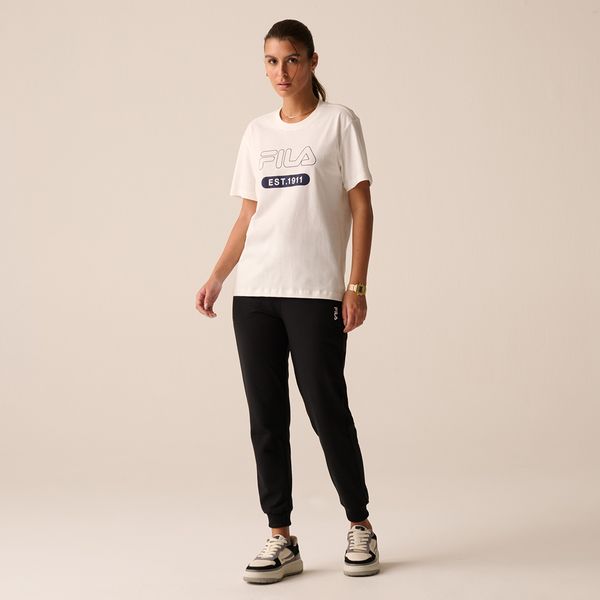 Camiseta Fila Letter Outline Feminina
