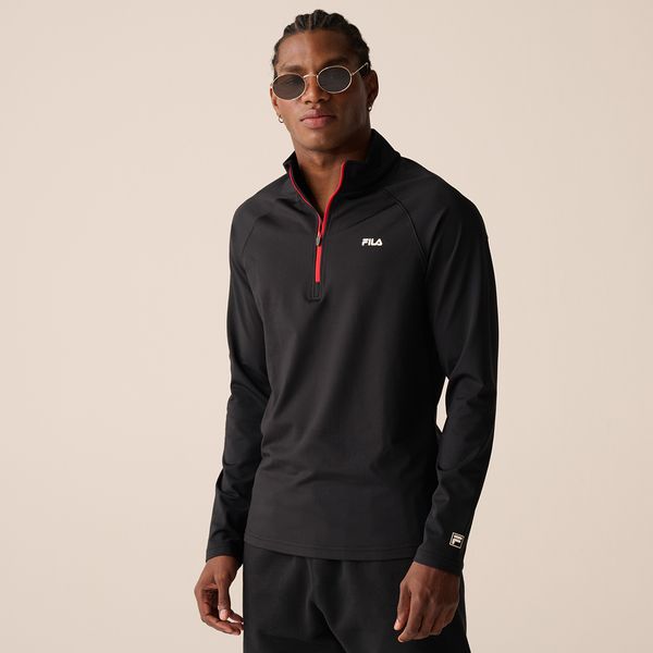 Blusa Manga Longa Fila Meio Ziper Outdoor Masculina