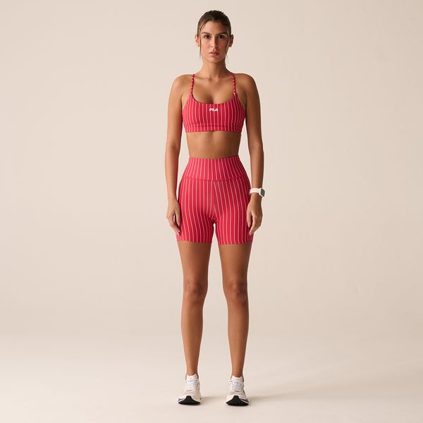 Bermuda Fila Future Sports Pinstripes Flow Feminina