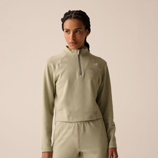 Casaco Fila Meio Ziper Future Sports Feminino