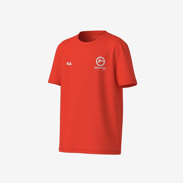 Camiseta Fila Regular Premium Rio Open 25 Juvenil