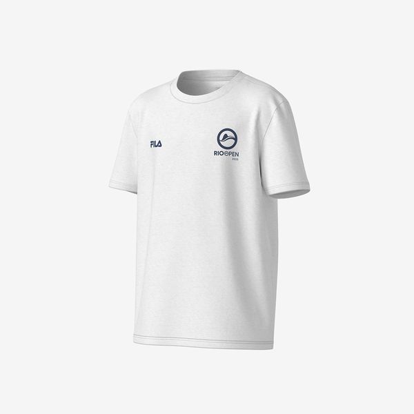 Camiseta Fila Regular Premium Rio Open 25 Juvenil