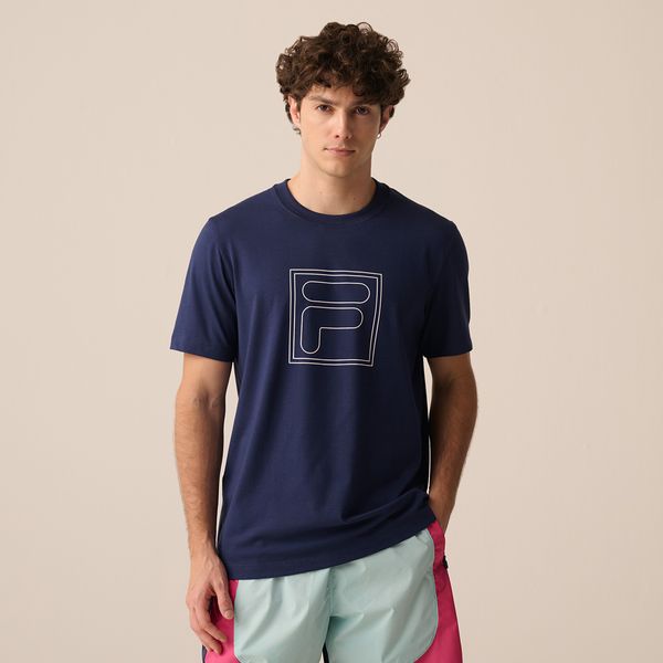 Camiseta Fila Regular Classic Outline Masculina