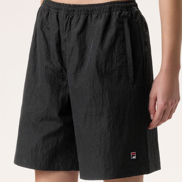 Shorts Feminino FILA Hailey Crinkle Preto
