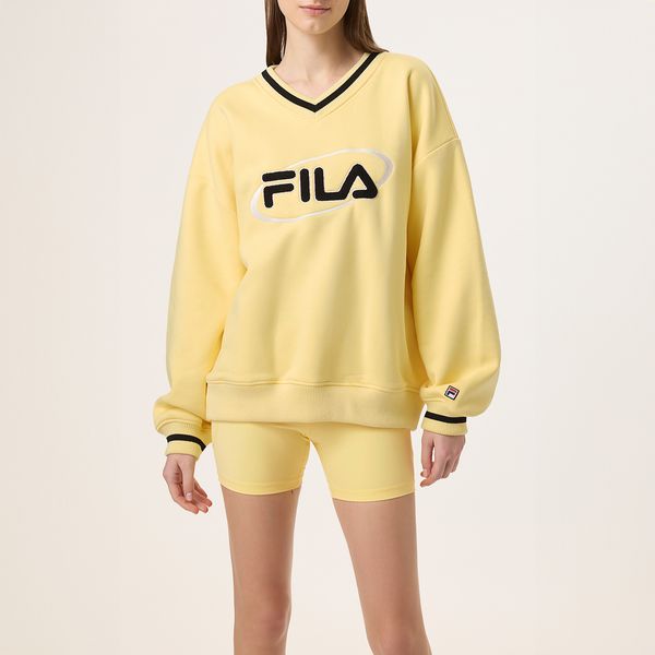 Casaco Fila Hailey V-Neck Pullover Feminino
