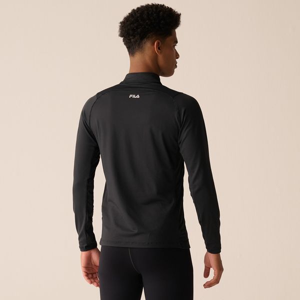 Camiseta Manga Longa Fila Half Zipper Adaptable Future Sports Masculina