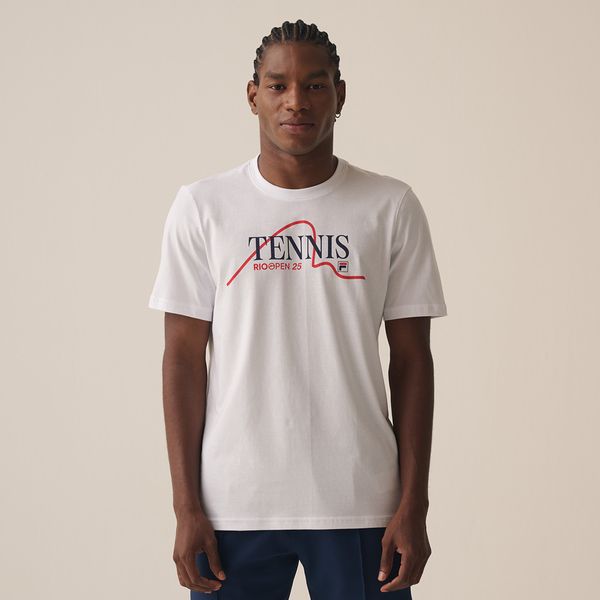 Camiseta Fila Tennis Regular Rio Open 25 Masculina
