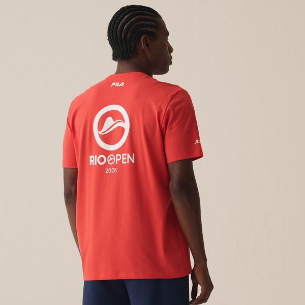 Camiseta Fila Regular Premium Rio Open 25 Masculina