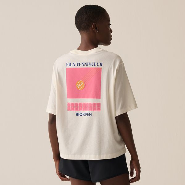 Camiseta Fila Over Court Rio Open Feminina