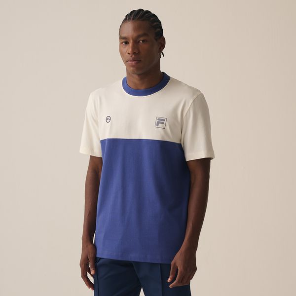 Camiseta Fila Regular F-Box Stripe II Rio Open 25 Masculina