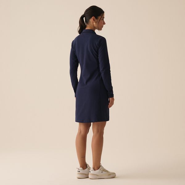 Vestido Fila Fit Polo Letter Touch Feminino