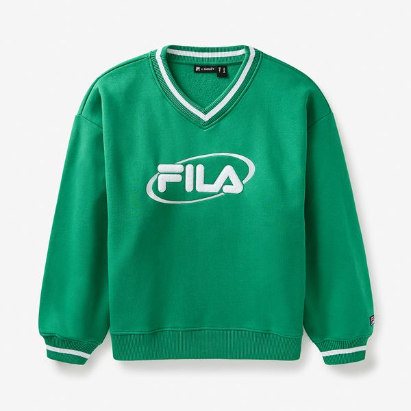 Casaco Fila Hailey Bieber V-Neck Pullover Feminino