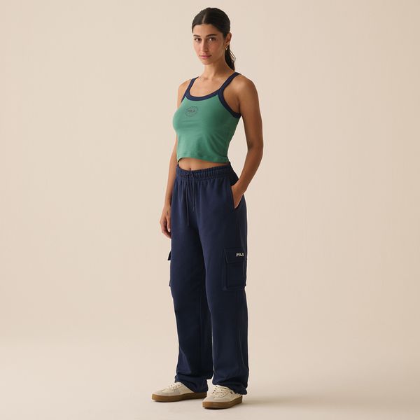 Calça Fila Comfort Cargo Letter Feminina