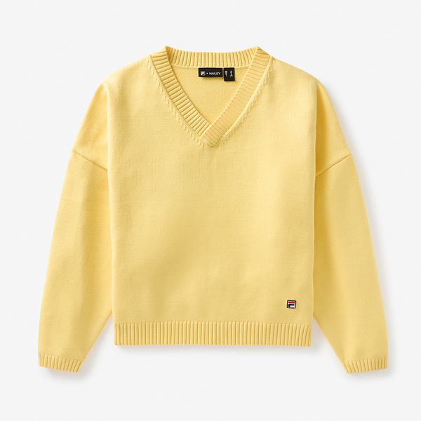 Casaco Fila Hailey Bieber Knit Sweater Feminino