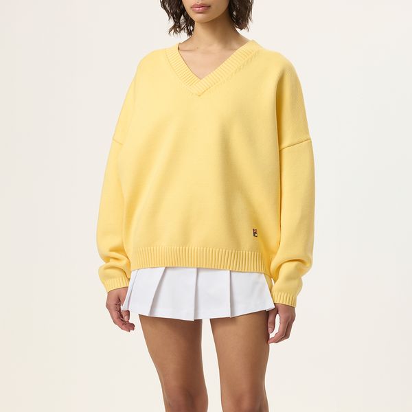 Casaco Fila Hailey Bieber Knit Sweater Feminino