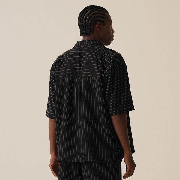 Camisa Fila Over Uc Pinstripe Masculina