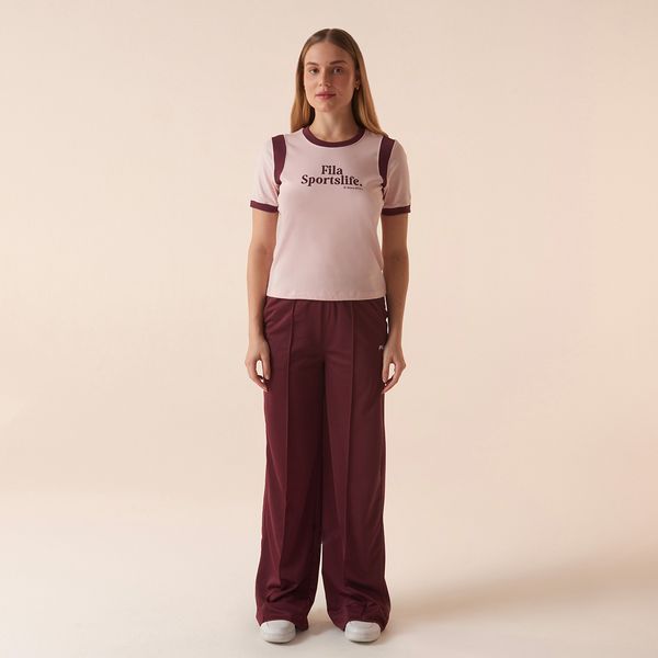 Calça Fila Wide Letter Feminina