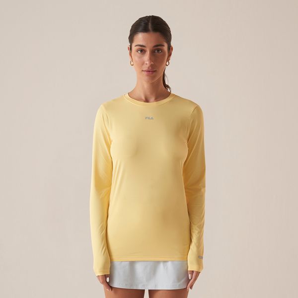 Camiseta Manga Longa Fila Sun Protect Breezy Feminina