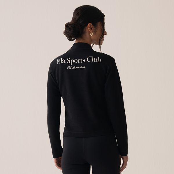 Blusa Manga Longa Fila Regular Sport Club Feminina