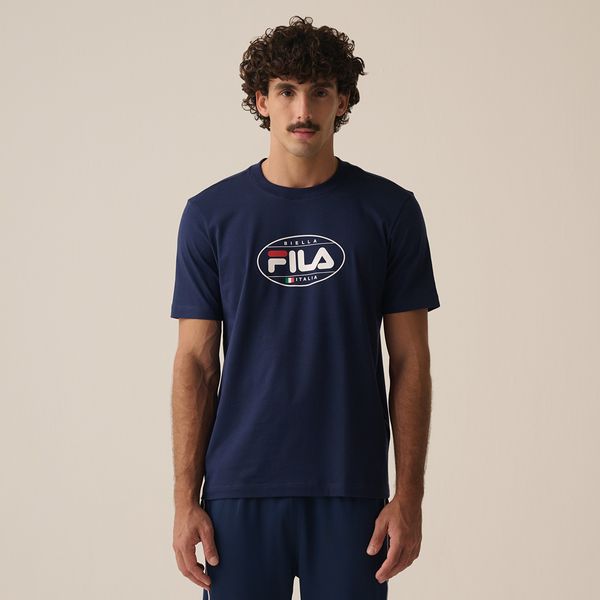 Camiseta Fila Regular Biella Italia Masculina